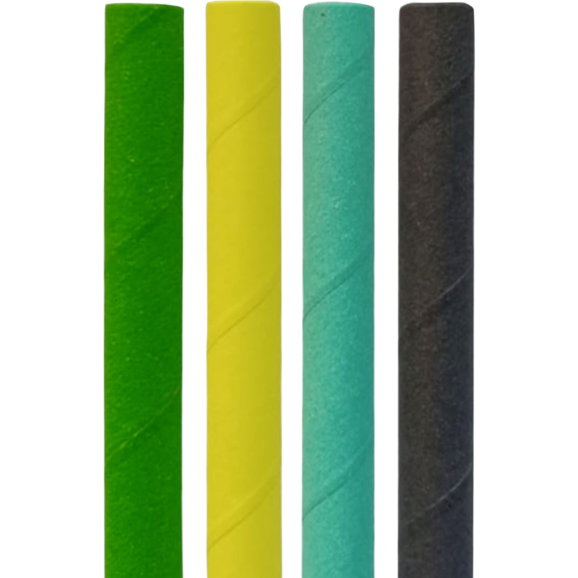 Trinkhalme aus Papier Jumbo farbig gemischt "Ocean" 20cm